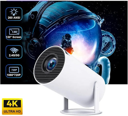 Droply Portable Mini Projector – 4K Full HD Home Cinema